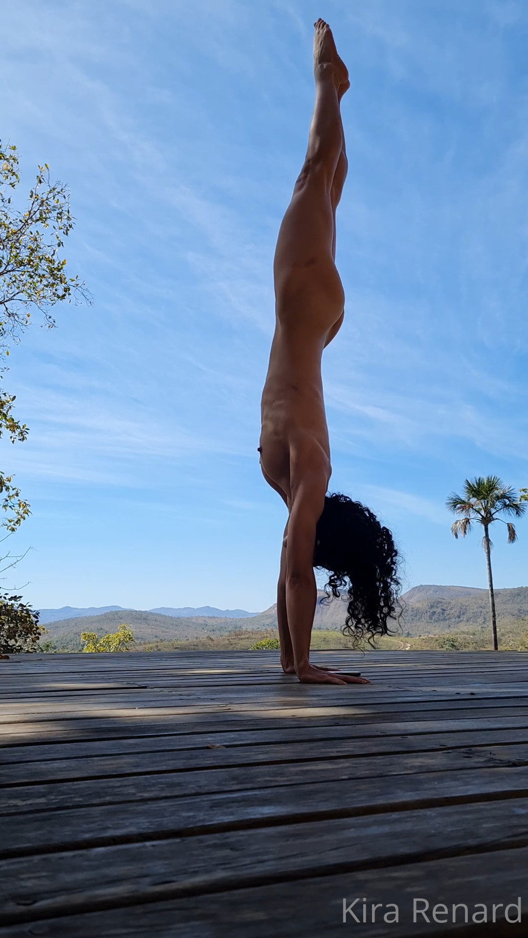 kirapynk erotic nude outdoor workout