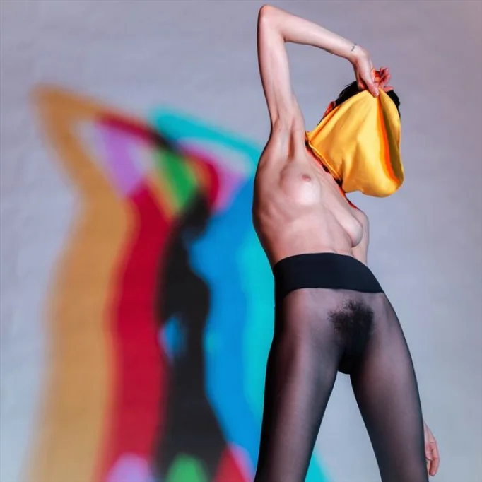 melancholic model lingerie