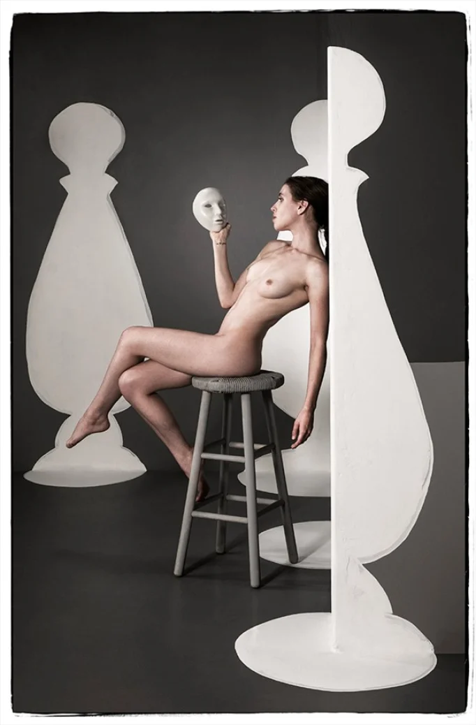 melancholic model lingerie
