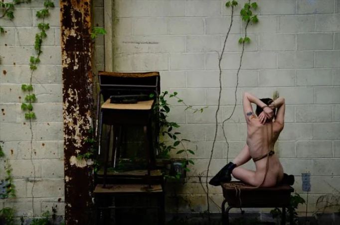 melancholic model naked